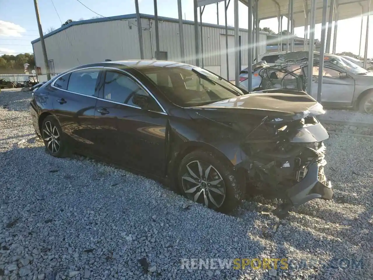 4 Photograph of a damaged car 1G1ZG5ST8LF122512 CHEVROLET MALIBU 2020