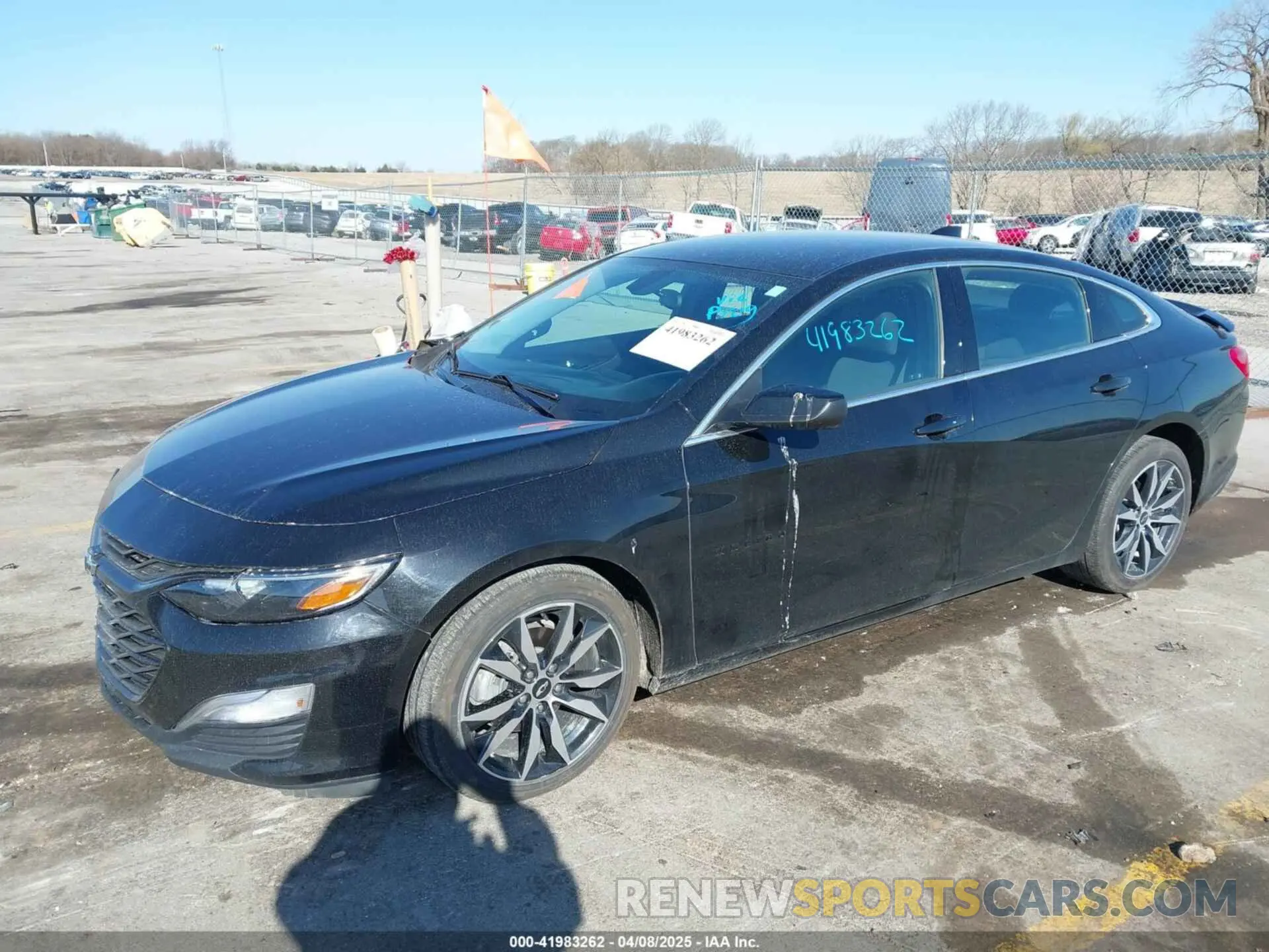 2 Photograph of a damaged car 1G1ZG5ST8LF131176 CHEVROLET MALIBU 2020