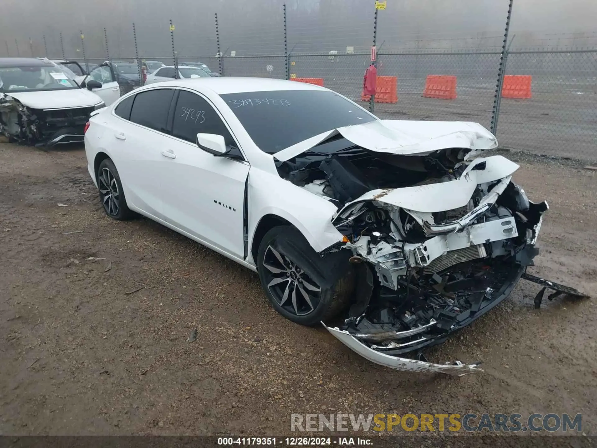 1 Photograph of a damaged car 1G1ZG5ST9LF140971 CHEVROLET MALIBU 2020