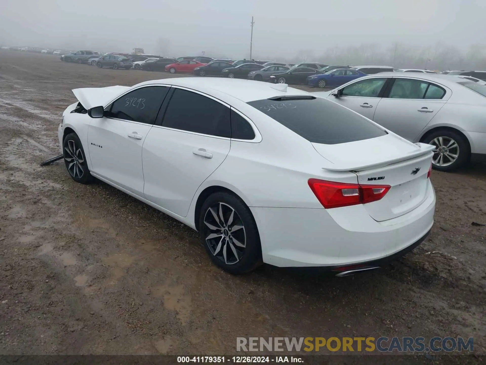 3 Photograph of a damaged car 1G1ZG5ST9LF140971 CHEVROLET MALIBU 2020