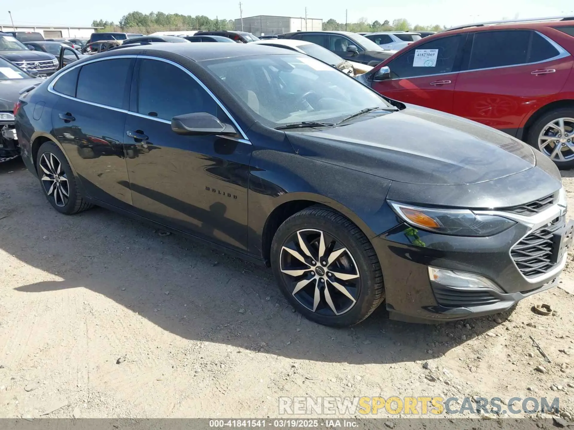 1 Photograph of a damaged car 1G1ZG5ST9LF147483 CHEVROLET MALIBU 2020