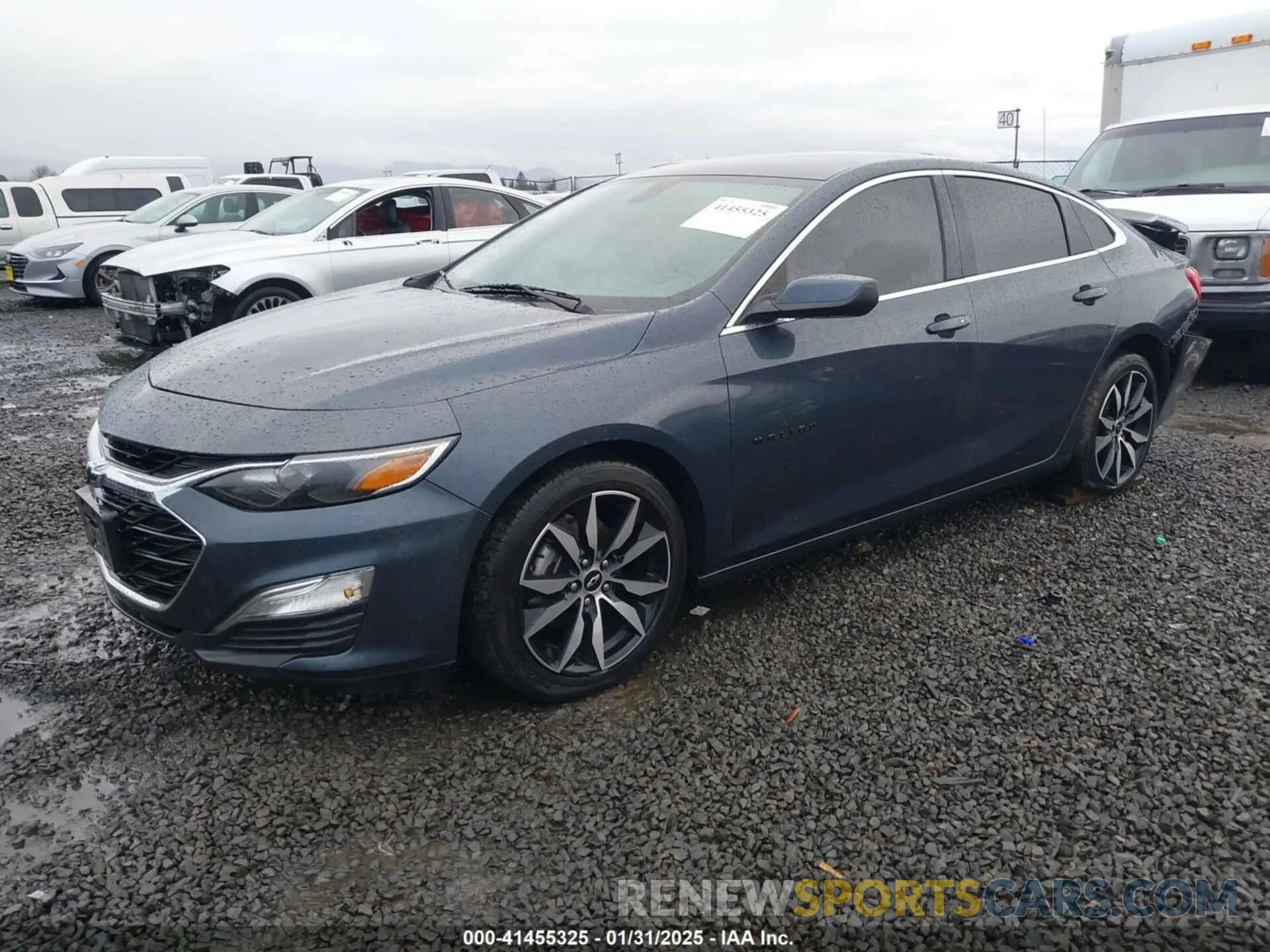 2 Photograph of a damaged car 1G1ZG5STXLF119191 CHEVROLET MALIBU 2020