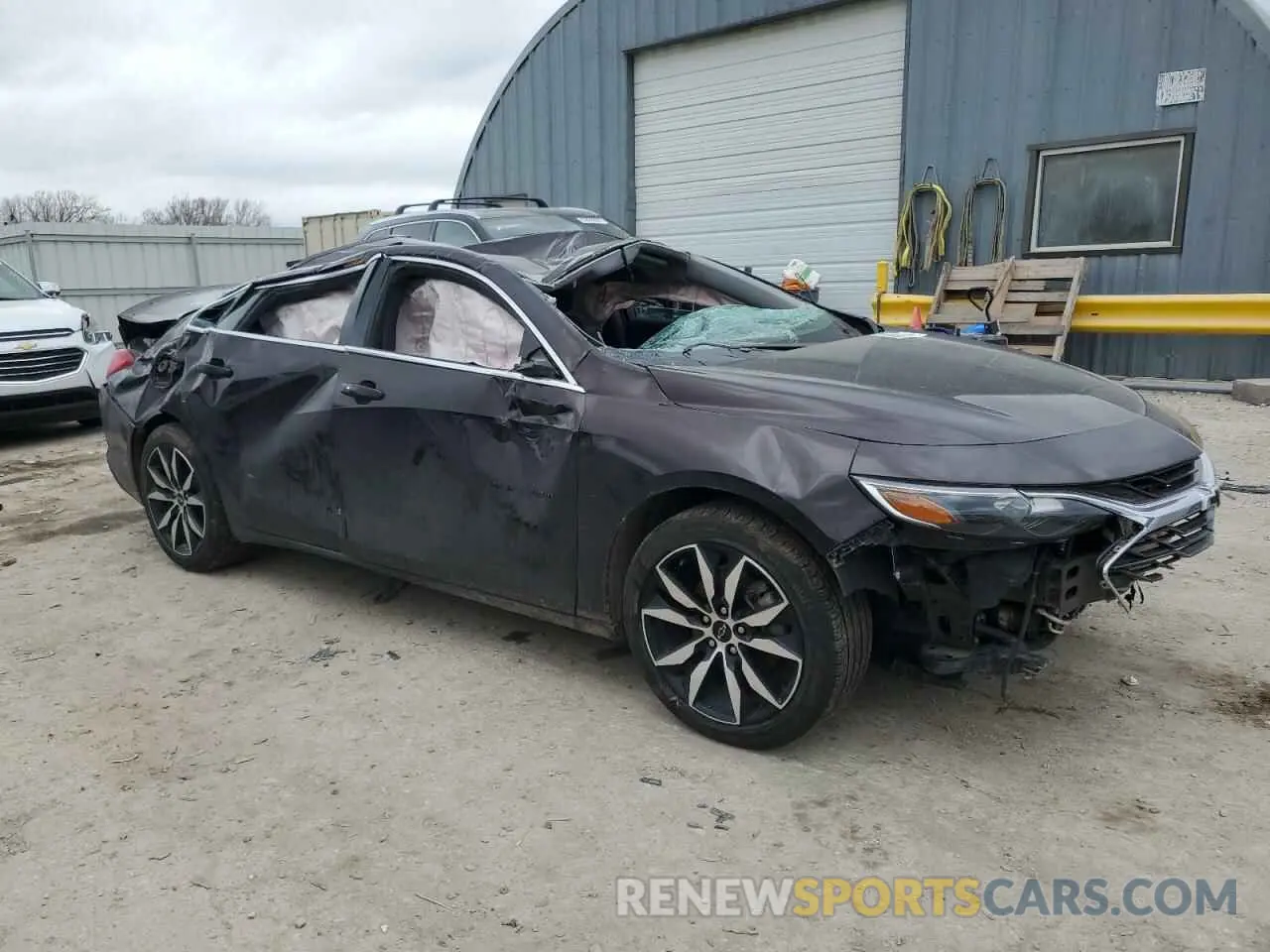 4 Photograph of a damaged car 1G1ZG5STXLF153826 CHEVROLET MALIBU 2020