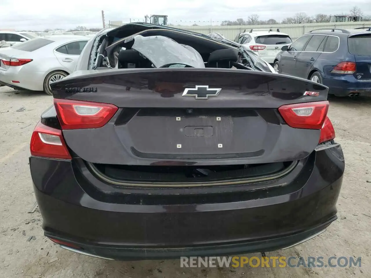6 Photograph of a damaged car 1G1ZG5STXLF153826 CHEVROLET MALIBU 2020