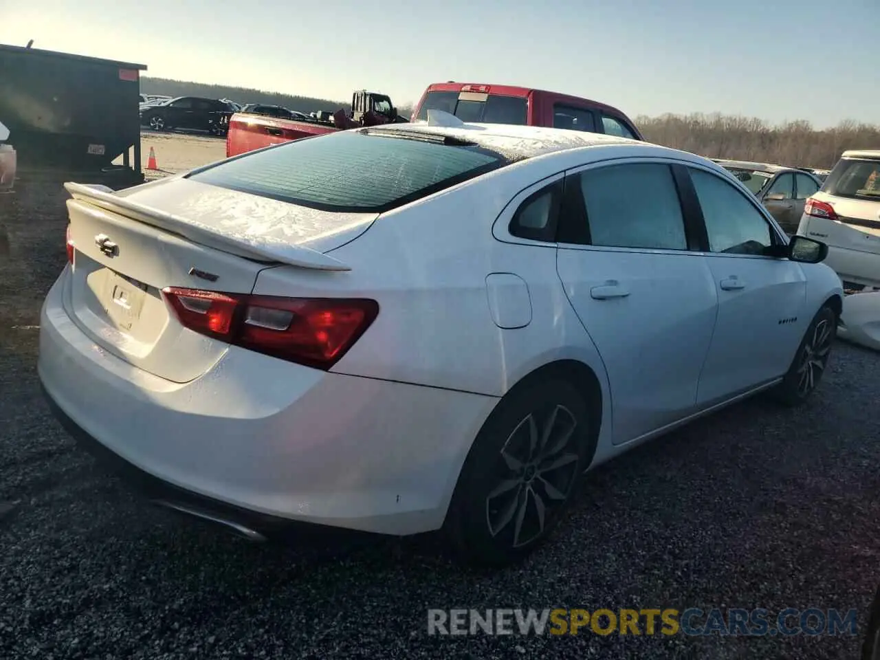 3 Photograph of a damaged car 1G1ZG5STXLF154667 CHEVROLET MALIBU 2020
