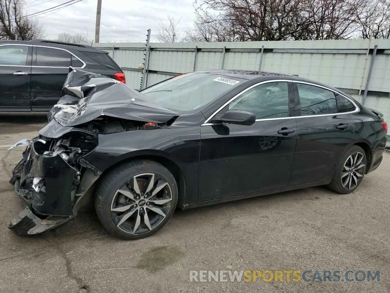 1 Photograph of a damaged car 1G1ZG5STXLF158038 CHEVROLET MALIBU 2020