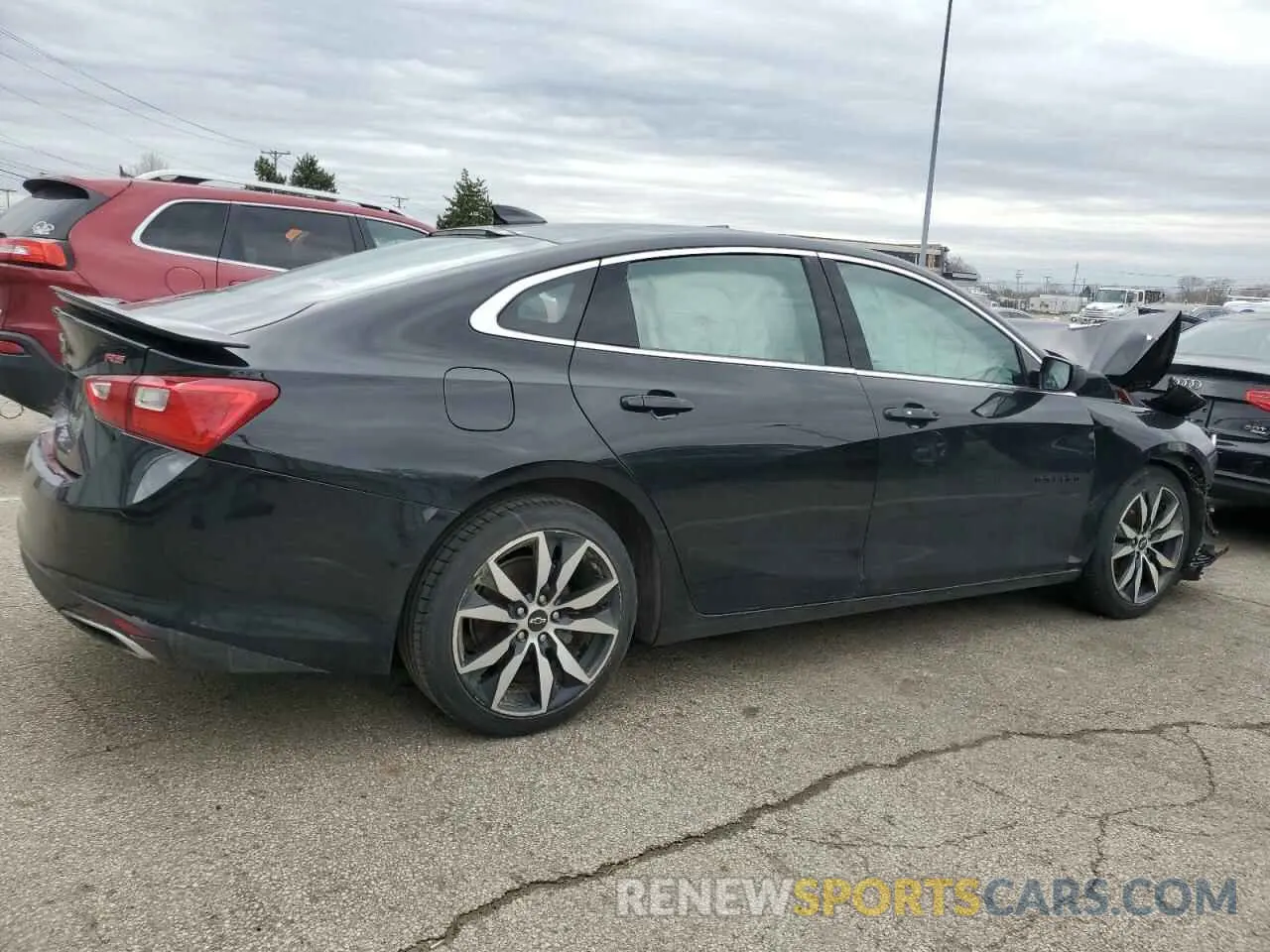 3 Photograph of a damaged car 1G1ZG5STXLF158038 CHEVROLET MALIBU 2020