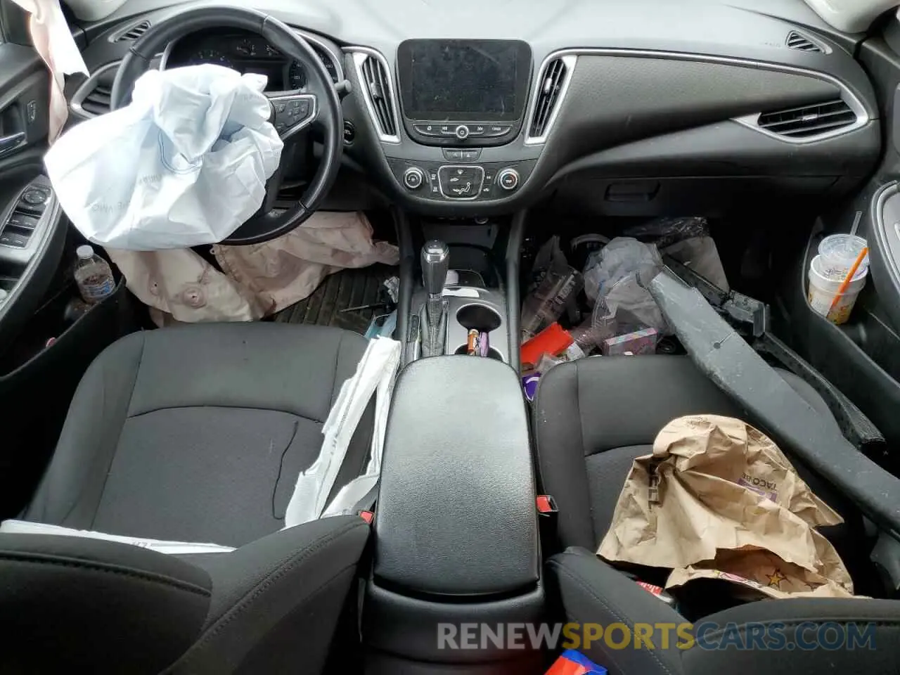 8 Photograph of a damaged car 1G1ZG5STXLF158038 CHEVROLET MALIBU 2020