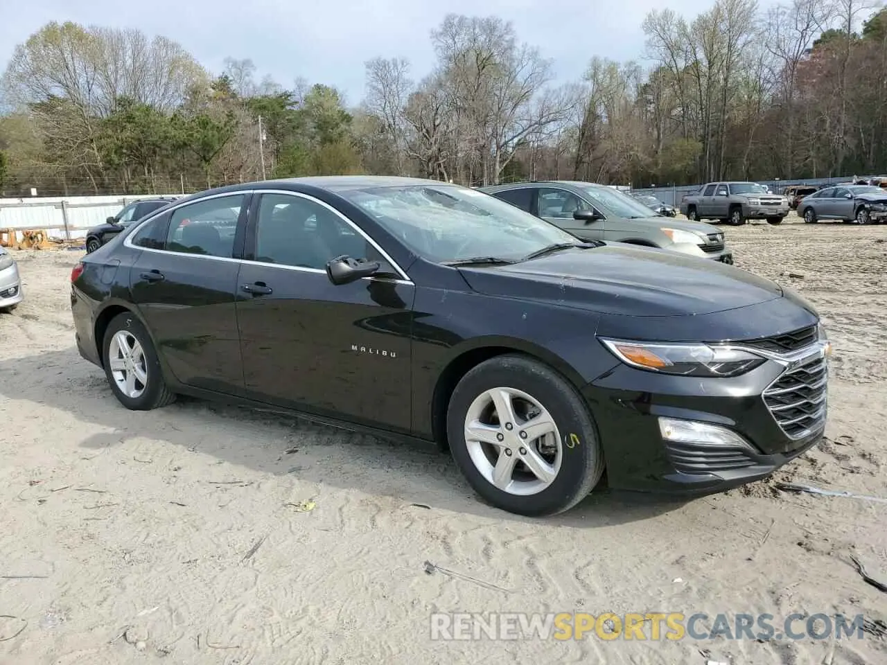 4 Photograph of a damaged car 1G1ZB5ST0MF015115 CHEVROLET MALIBU 2021