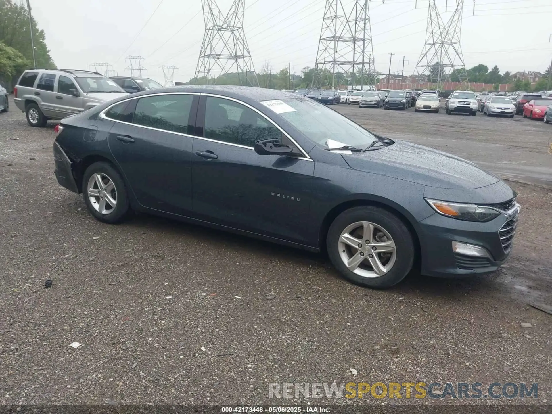1 Photograph of a damaged car 1G1ZB5ST0MF020654 CHEVROLET MALIBU 2021