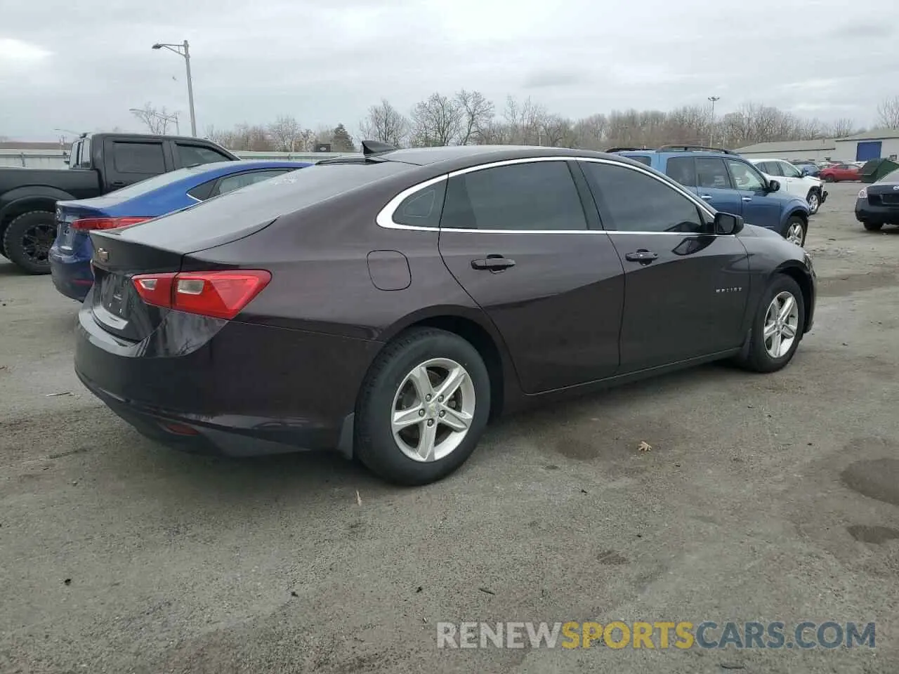 3 Photograph of a damaged car 1G1ZB5ST0MF041827 CHEVROLET MALIBU 2021
