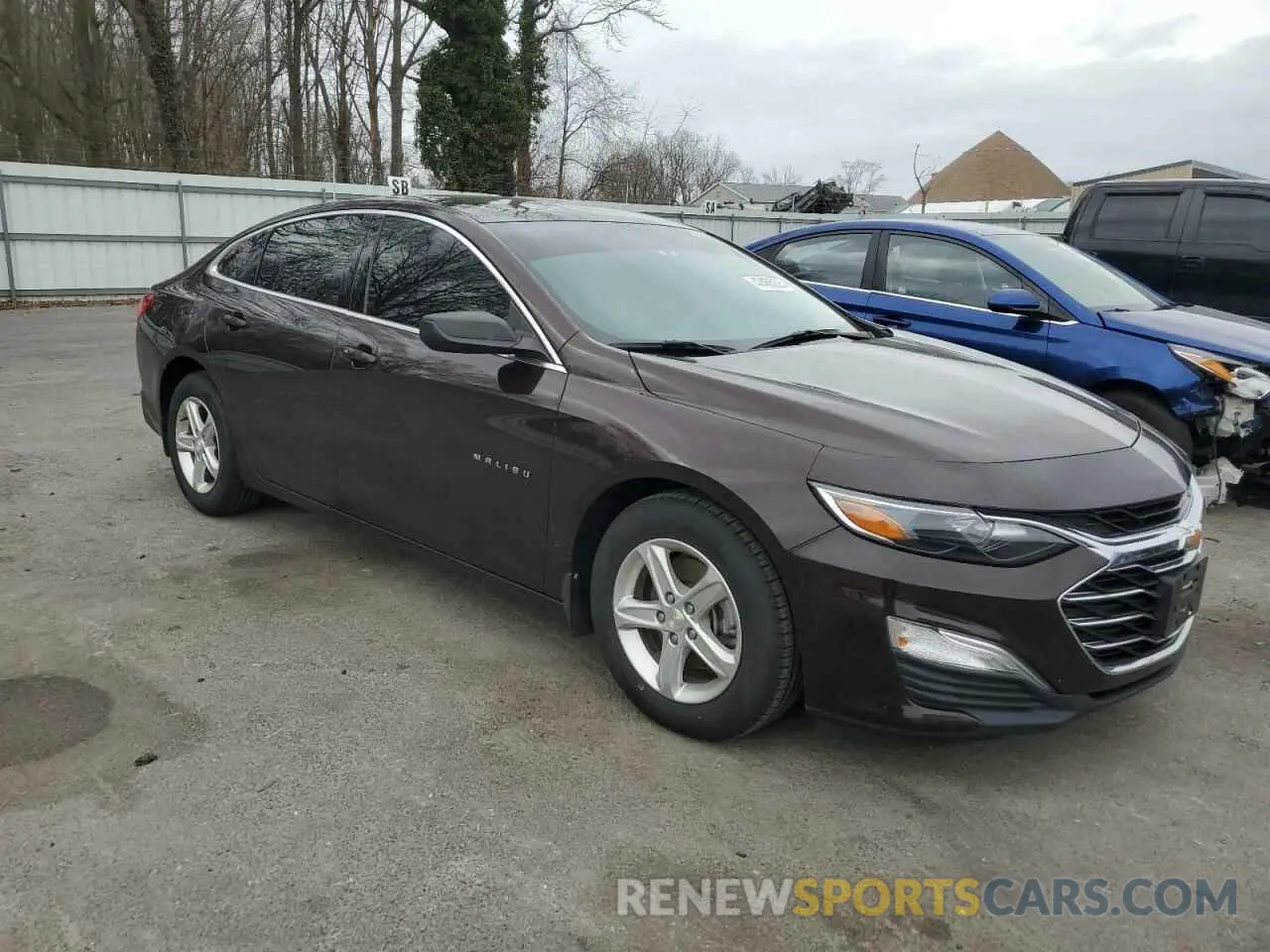 4 Photograph of a damaged car 1G1ZB5ST0MF041827 CHEVROLET MALIBU 2021