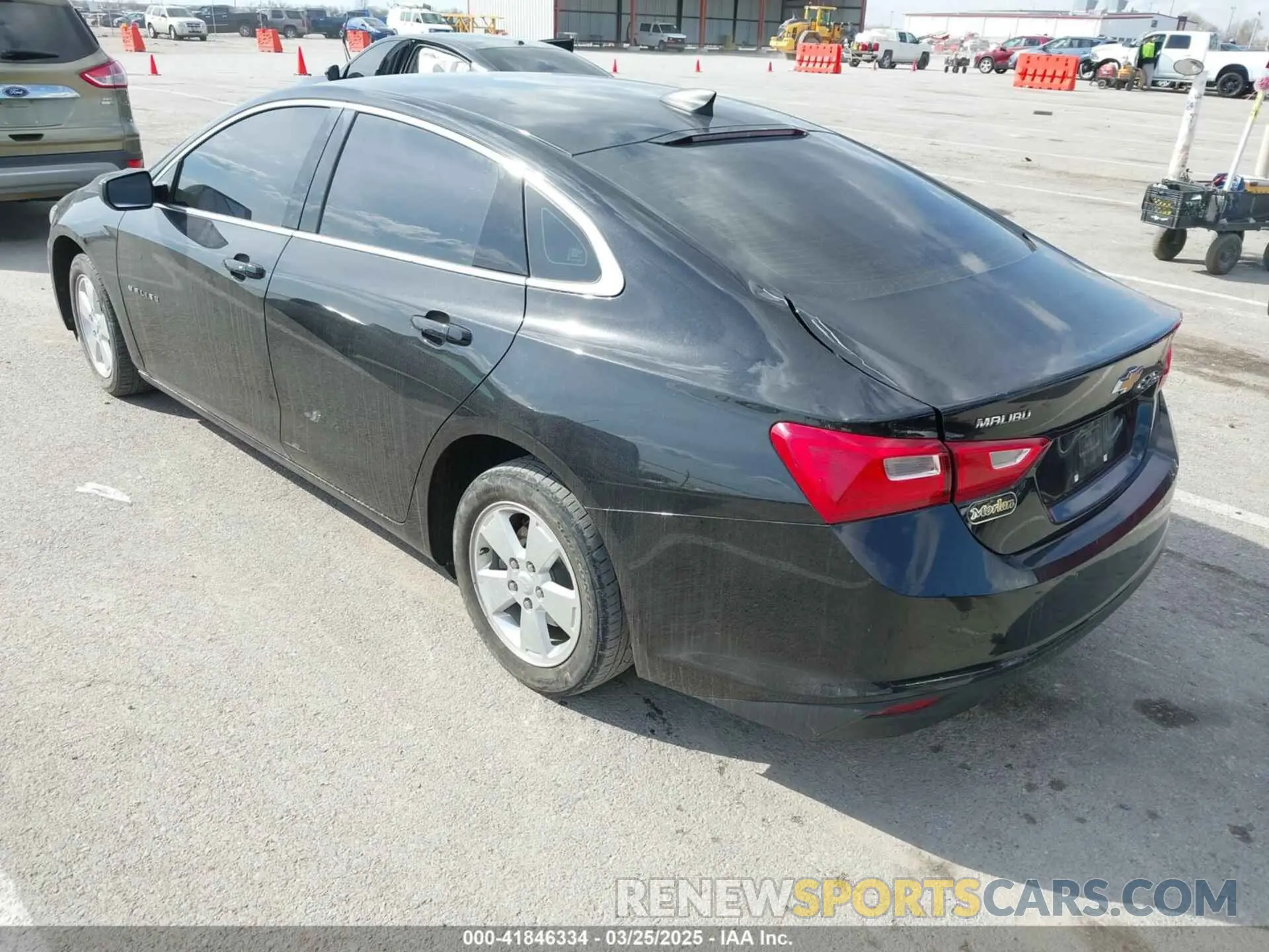 3 Photograph of a damaged car 1G1ZB5ST0MF046980 CHEVROLET MALIBU 2021