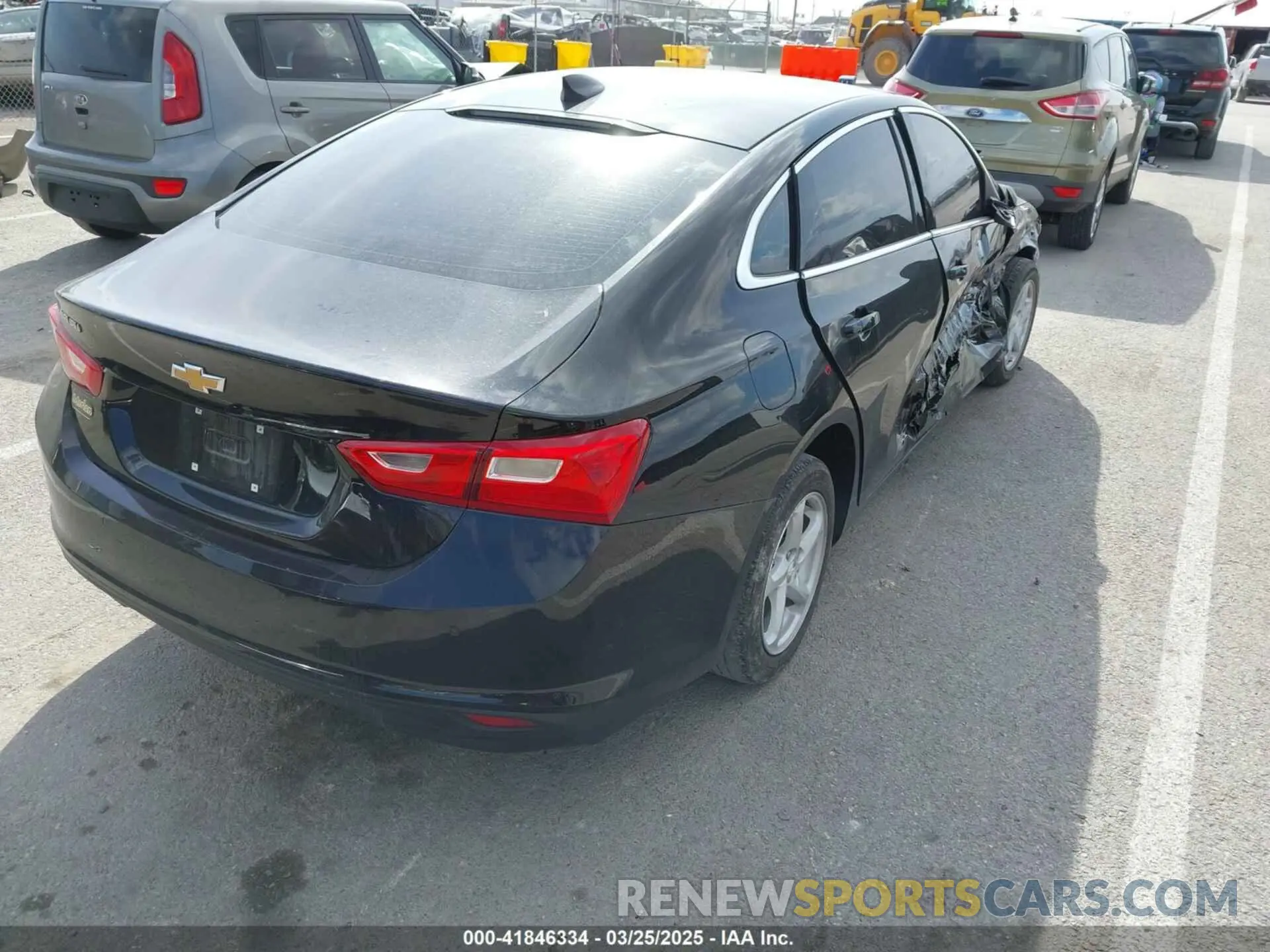 4 Photograph of a damaged car 1G1ZB5ST0MF046980 CHEVROLET MALIBU 2021