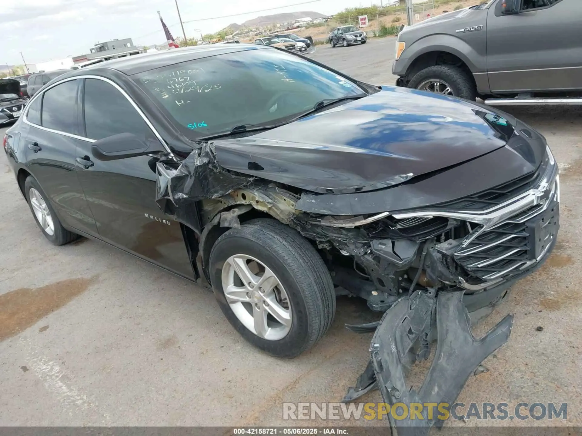 1 Photograph of a damaged car 1G1ZB5ST0MF060782 CHEVROLET MALIBU 2021