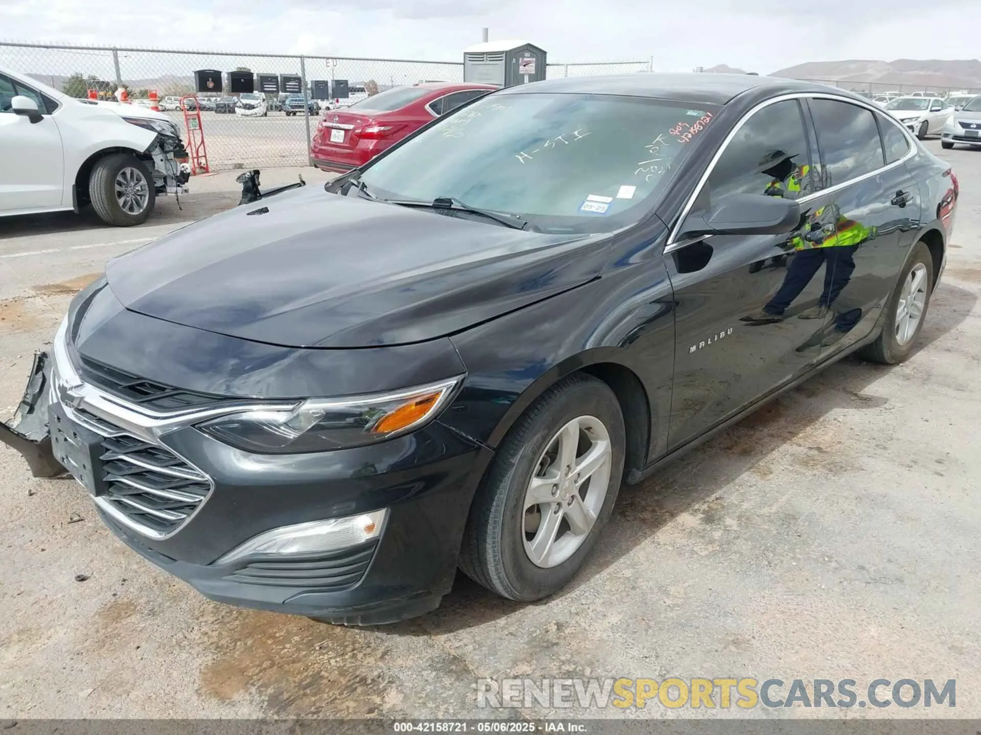 2 Photograph of a damaged car 1G1ZB5ST0MF060782 CHEVROLET MALIBU 2021