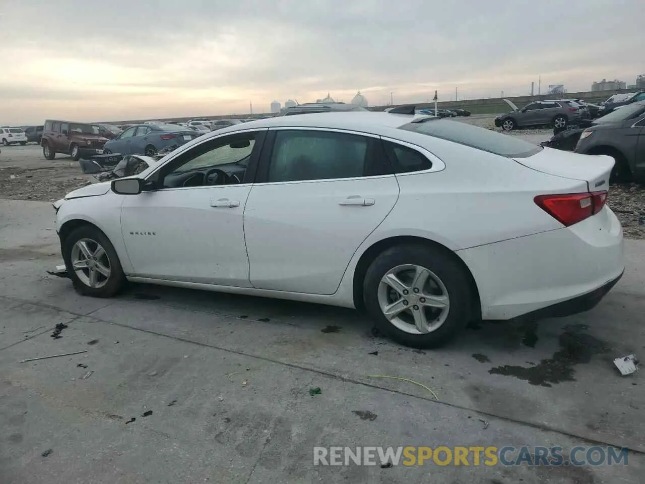 2 Photograph of a damaged car 1G1ZB5ST0MF061043 CHEVROLET MALIBU 2021
