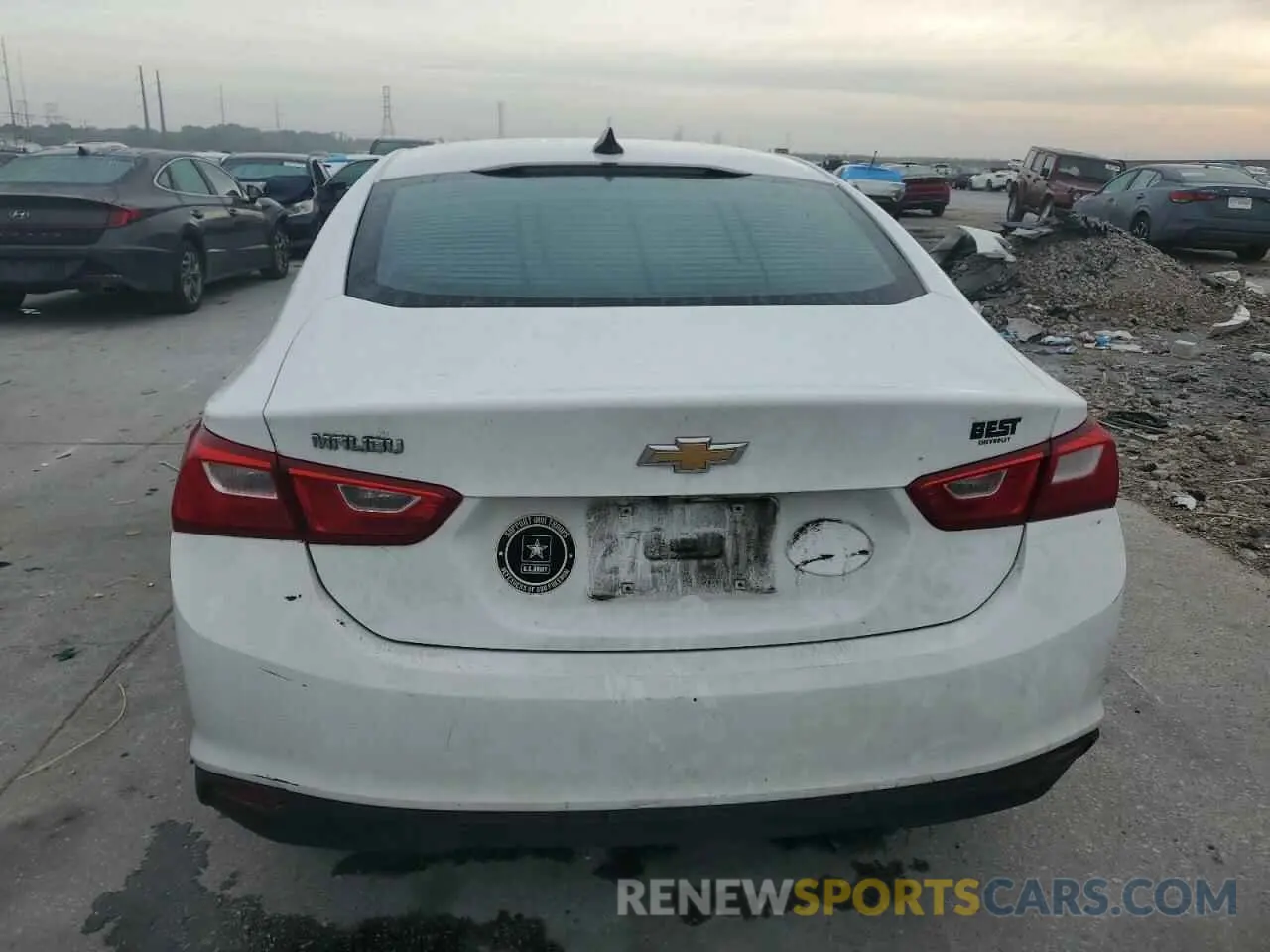 6 Photograph of a damaged car 1G1ZB5ST0MF061043 CHEVROLET MALIBU 2021
