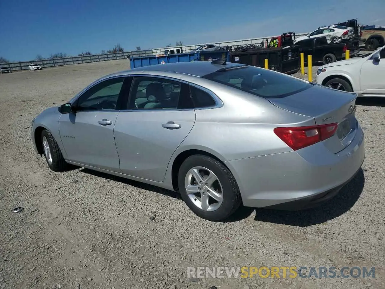2 Photograph of a damaged car 1G1ZB5ST0MF088677 CHEVROLET MALIBU 2021