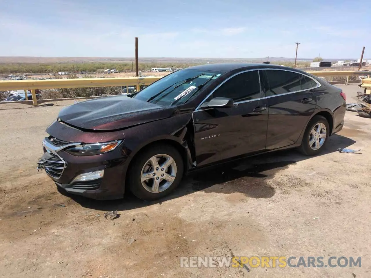 1 Photograph of a damaged car 1G1ZB5ST1MF025653 CHEVROLET MALIBU 2021