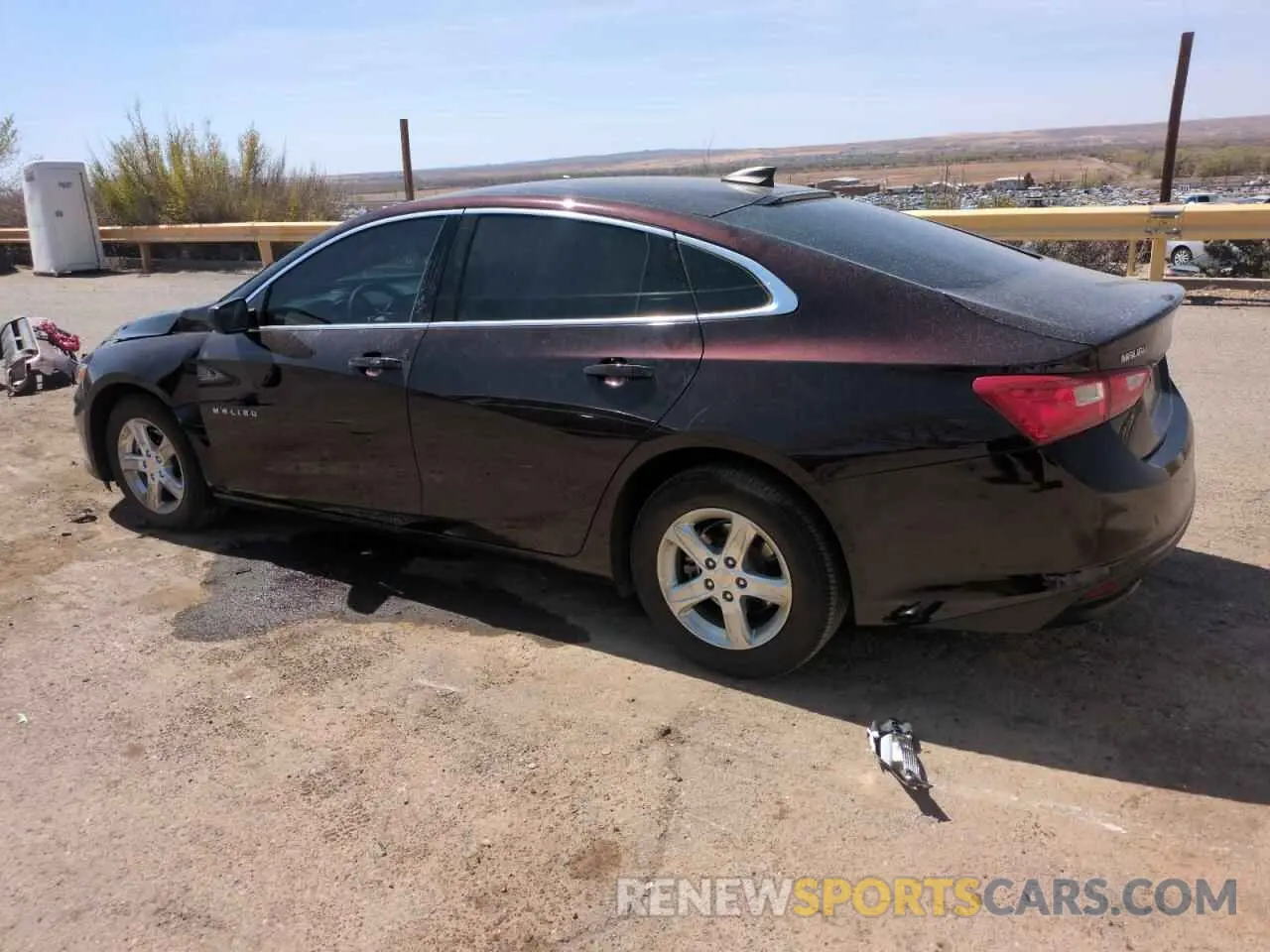 2 Photograph of a damaged car 1G1ZB5ST1MF025653 CHEVROLET MALIBU 2021