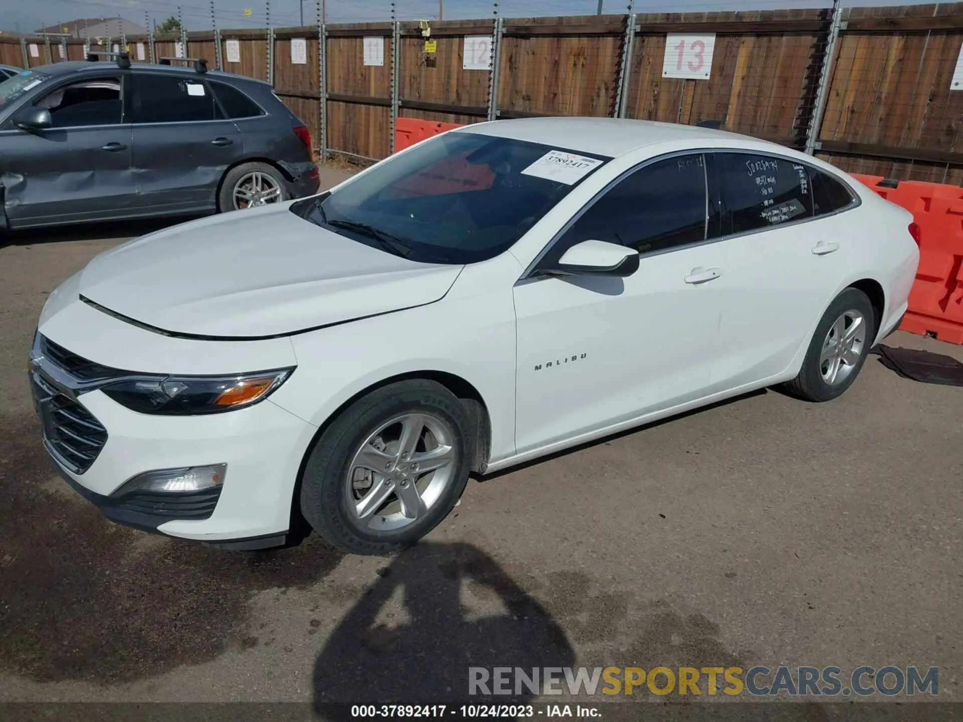 2 Photograph of a damaged car 1G1ZB5ST2MF036421 CHEVROLET MALIBU 2021