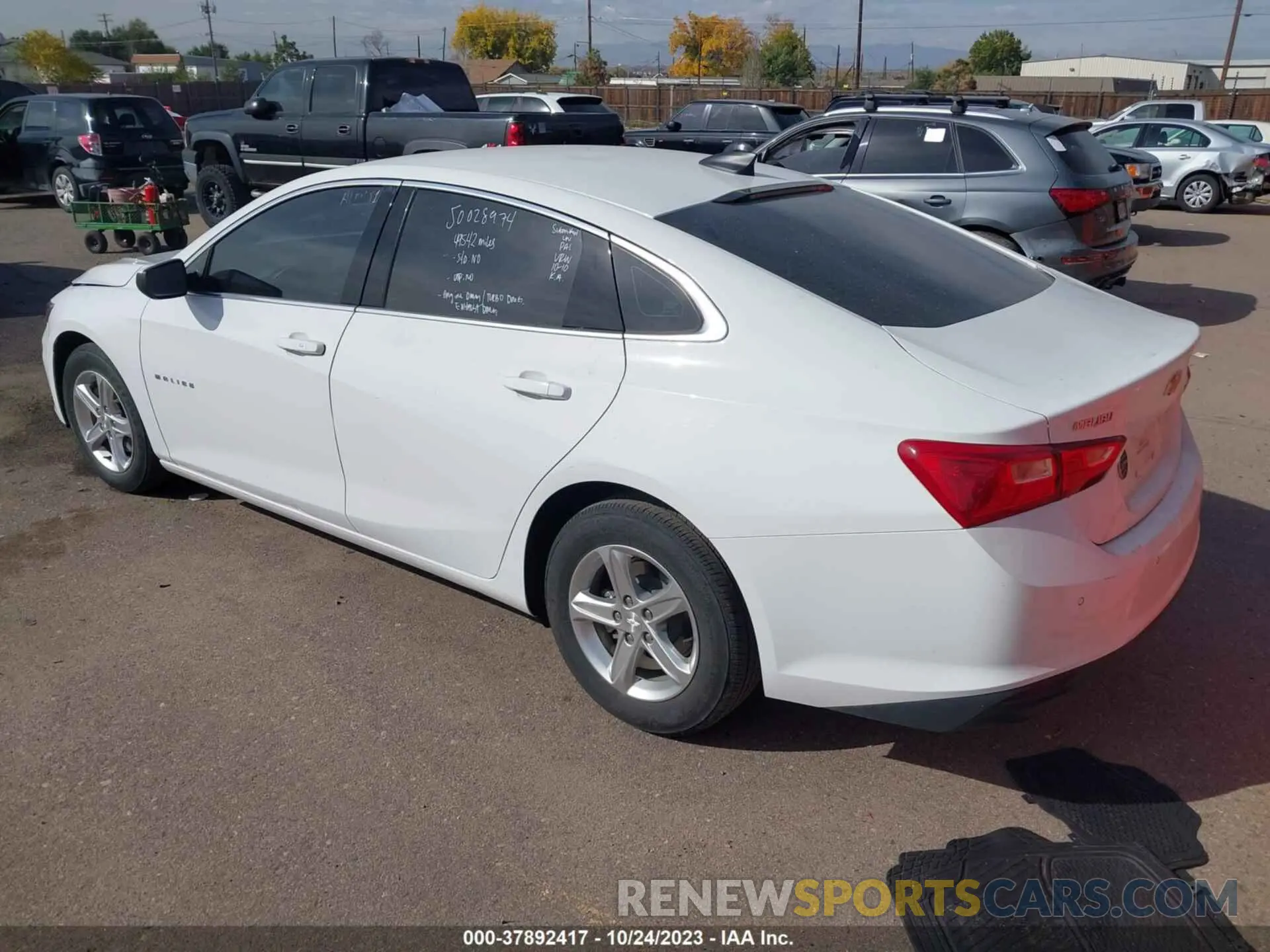 3 Photograph of a damaged car 1G1ZB5ST2MF036421 CHEVROLET MALIBU 2021
