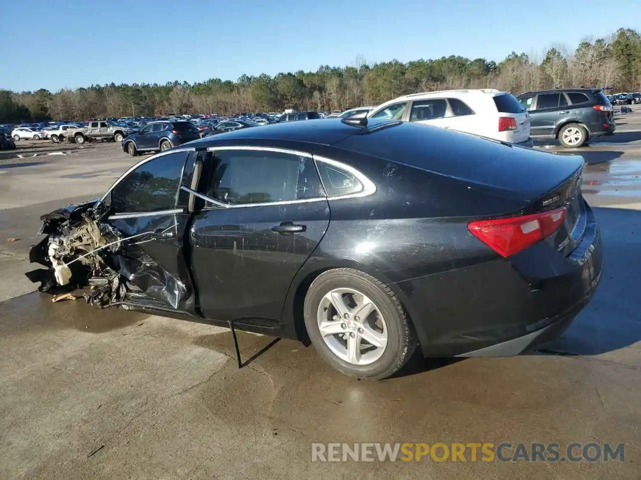 2 Photograph of a damaged car 1G1ZB5ST2MF039996 CHEVROLET MALIBU 2021