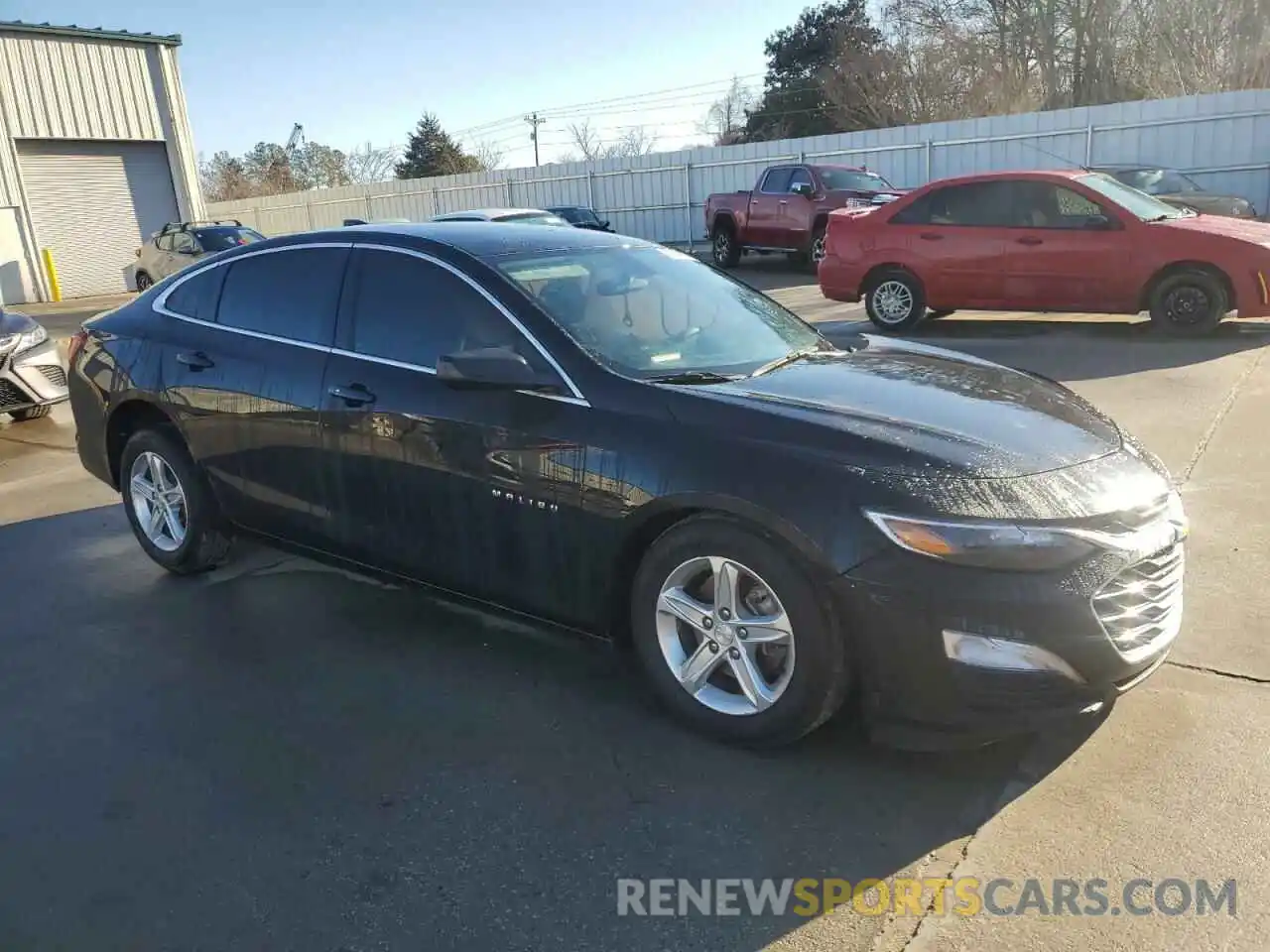 4 Photograph of a damaged car 1G1ZB5ST2MF039996 CHEVROLET MALIBU 2021