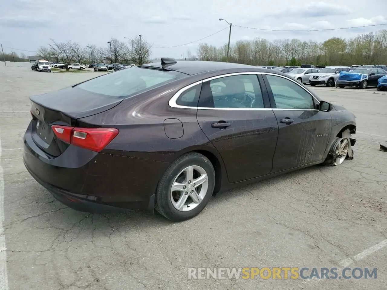3 Photograph of a damaged car 1G1ZB5ST2MF058368 CHEVROLET MALIBU 2021