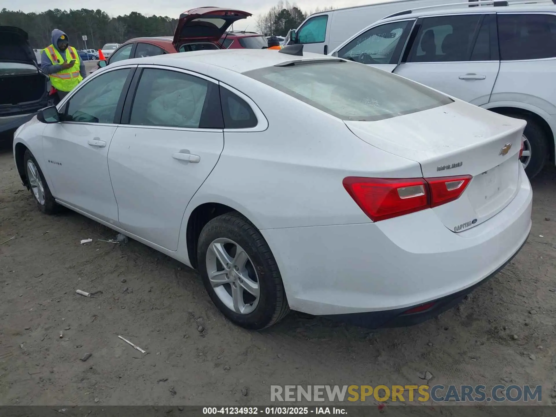 3 Photograph of a damaged car 1G1ZB5ST3MF000012 CHEVROLET MALIBU 2021