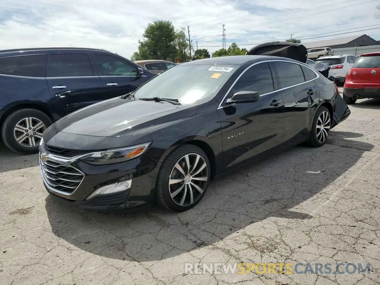 1 Photograph of a damaged car 1G1ZB5ST3MF052708 CHEVROLET MALIBU 2021