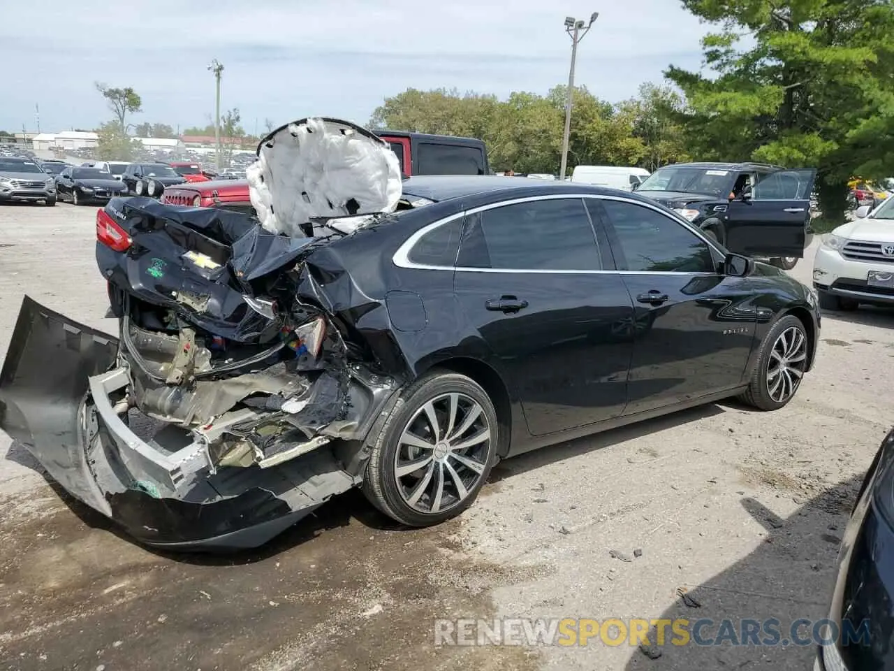 3 Photograph of a damaged car 1G1ZB5ST3MF052708 CHEVROLET MALIBU 2021