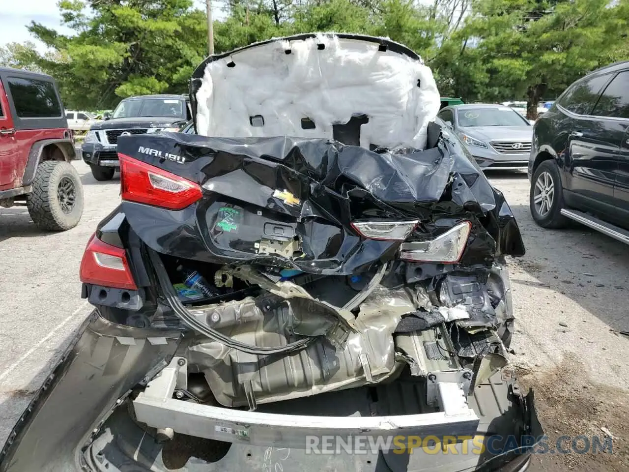 6 Photograph of a damaged car 1G1ZB5ST3MF052708 CHEVROLET MALIBU 2021