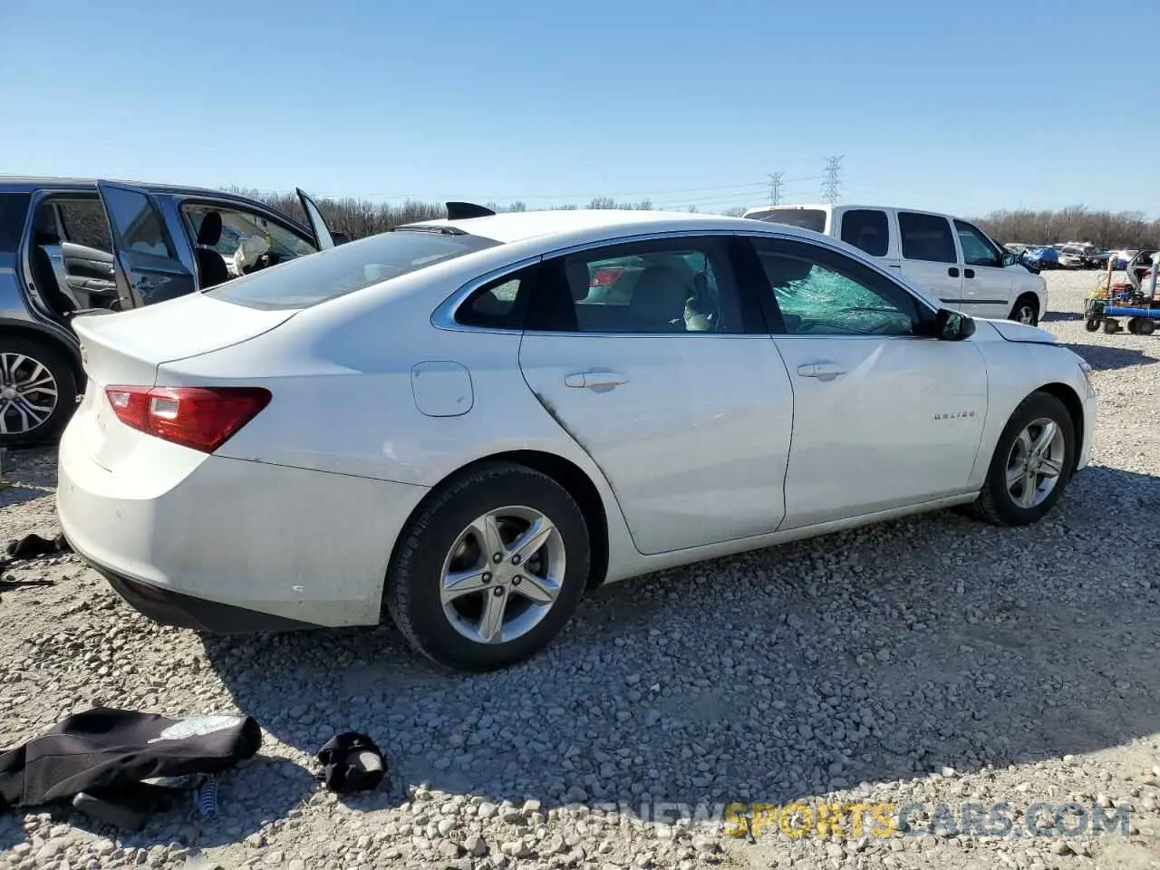 3 Photograph of a damaged car 1G1ZB5ST3MF059240 CHEVROLET MALIBU 2021