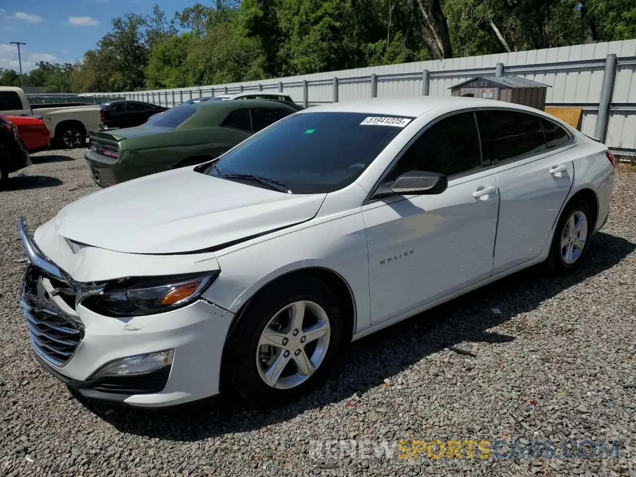 1 Photograph of a damaged car 1G1ZB5ST4MF040518 CHEVROLET MALIBU 2021