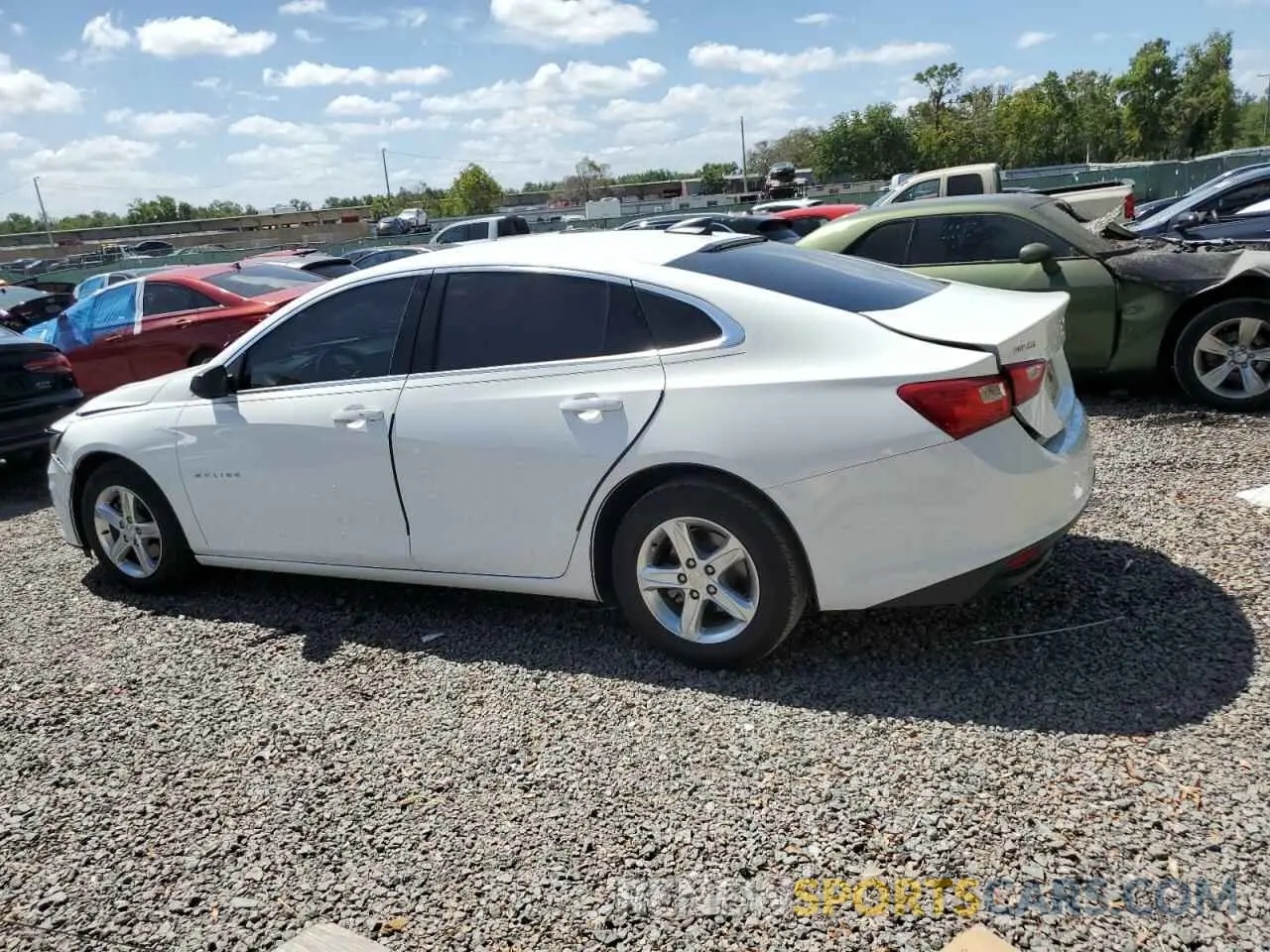 2 Photograph of a damaged car 1G1ZB5ST4MF040518 CHEVROLET MALIBU 2021