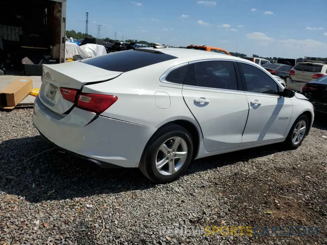 3 Photograph of a damaged car 1G1ZB5ST4MF040518 CHEVROLET MALIBU 2021