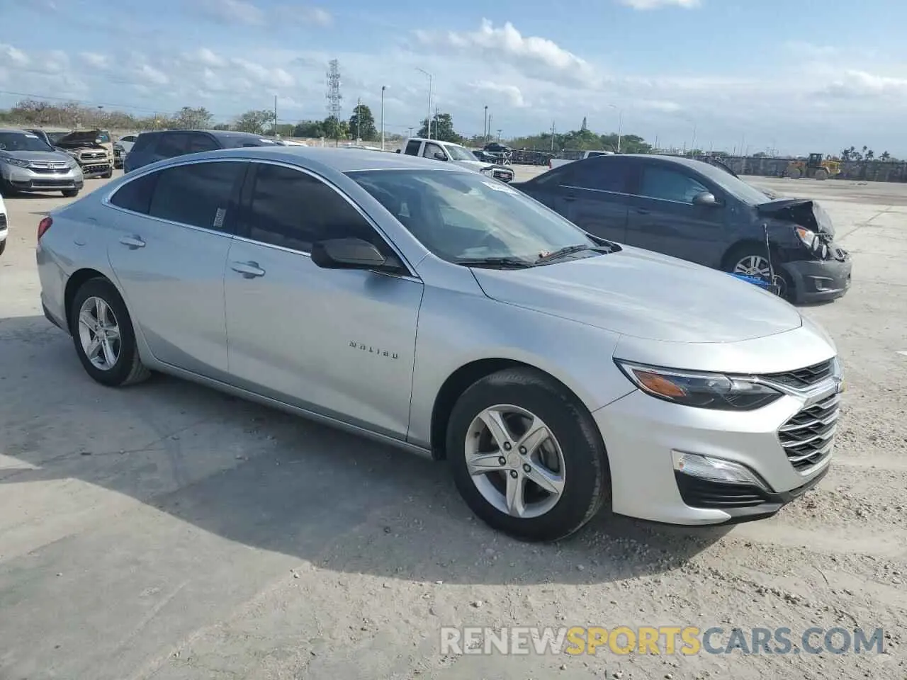 4 Photograph of a damaged car 1G1ZB5ST4MF088245 CHEVROLET MALIBU 2021