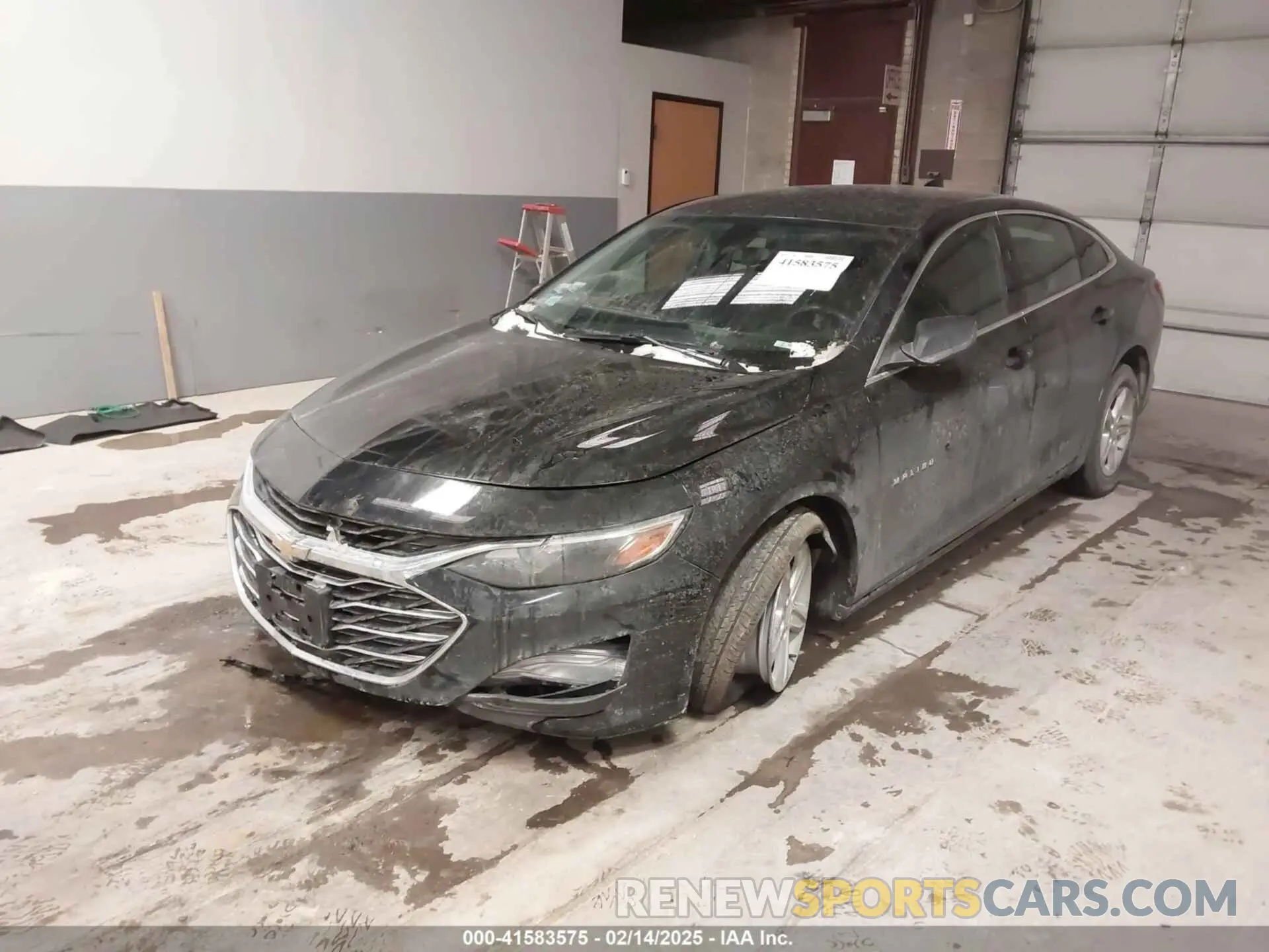 2 Photograph of a damaged car 1G1ZB5ST4MF089864 CHEVROLET MALIBU 2021