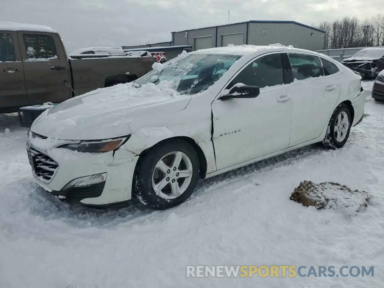1 Photograph of a damaged car 1G1ZB5ST5MF017040 CHEVROLET MALIBU 2021