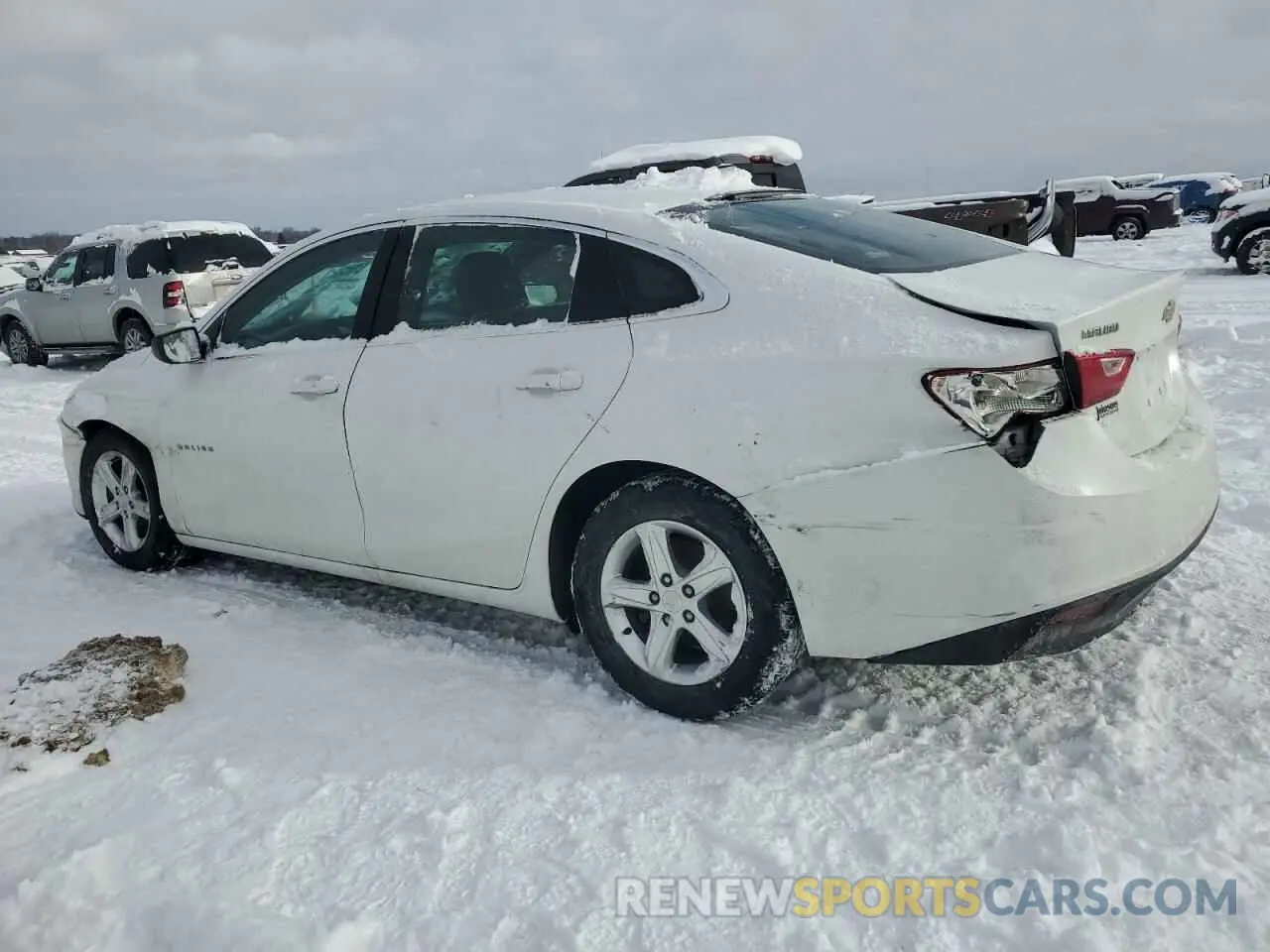 2 Photograph of a damaged car 1G1ZB5ST5MF017040 CHEVROLET MALIBU 2021