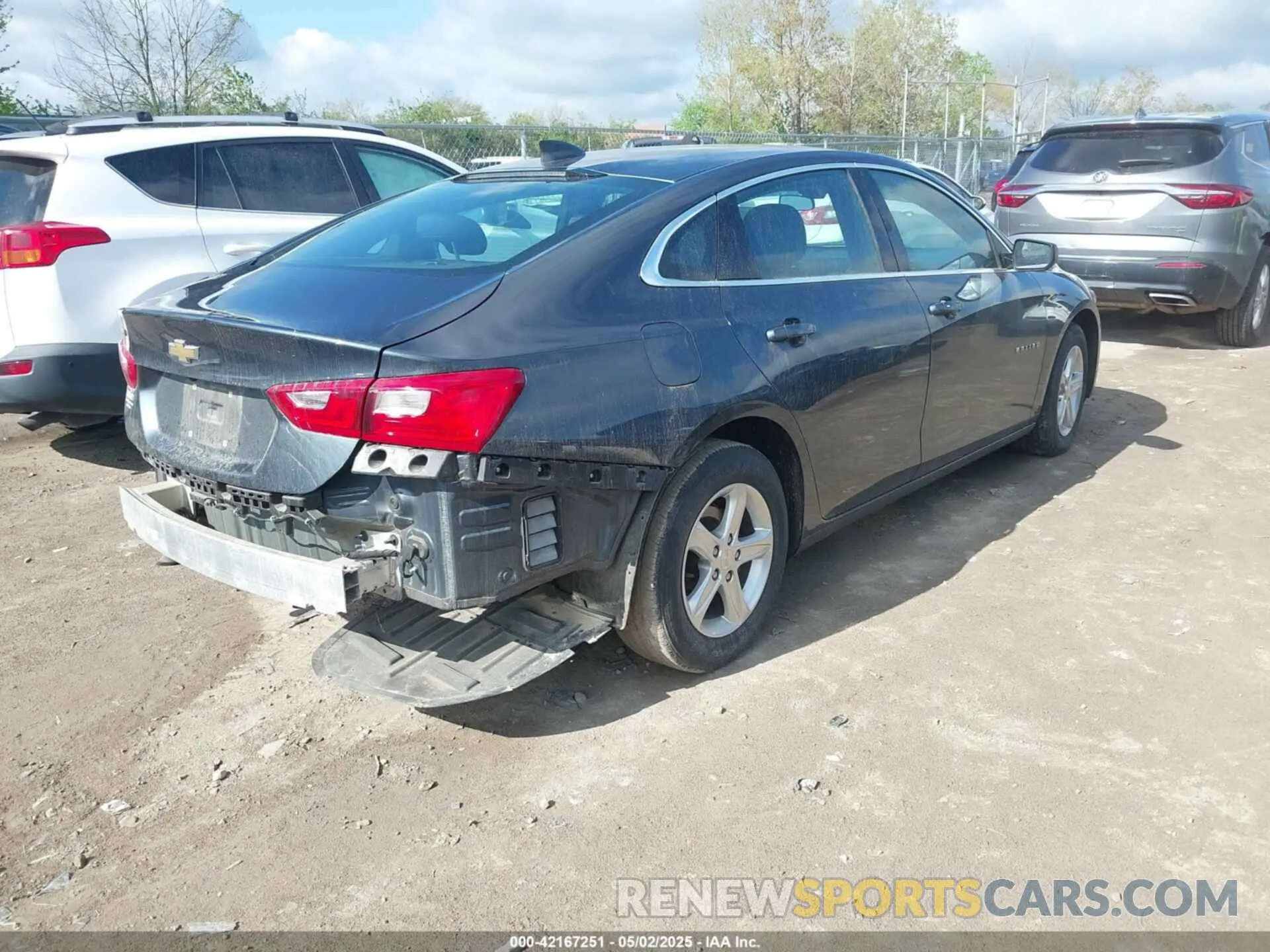 4 Photograph of a damaged car 1G1ZB5ST5MF051897 CHEVROLET MALIBU 2021