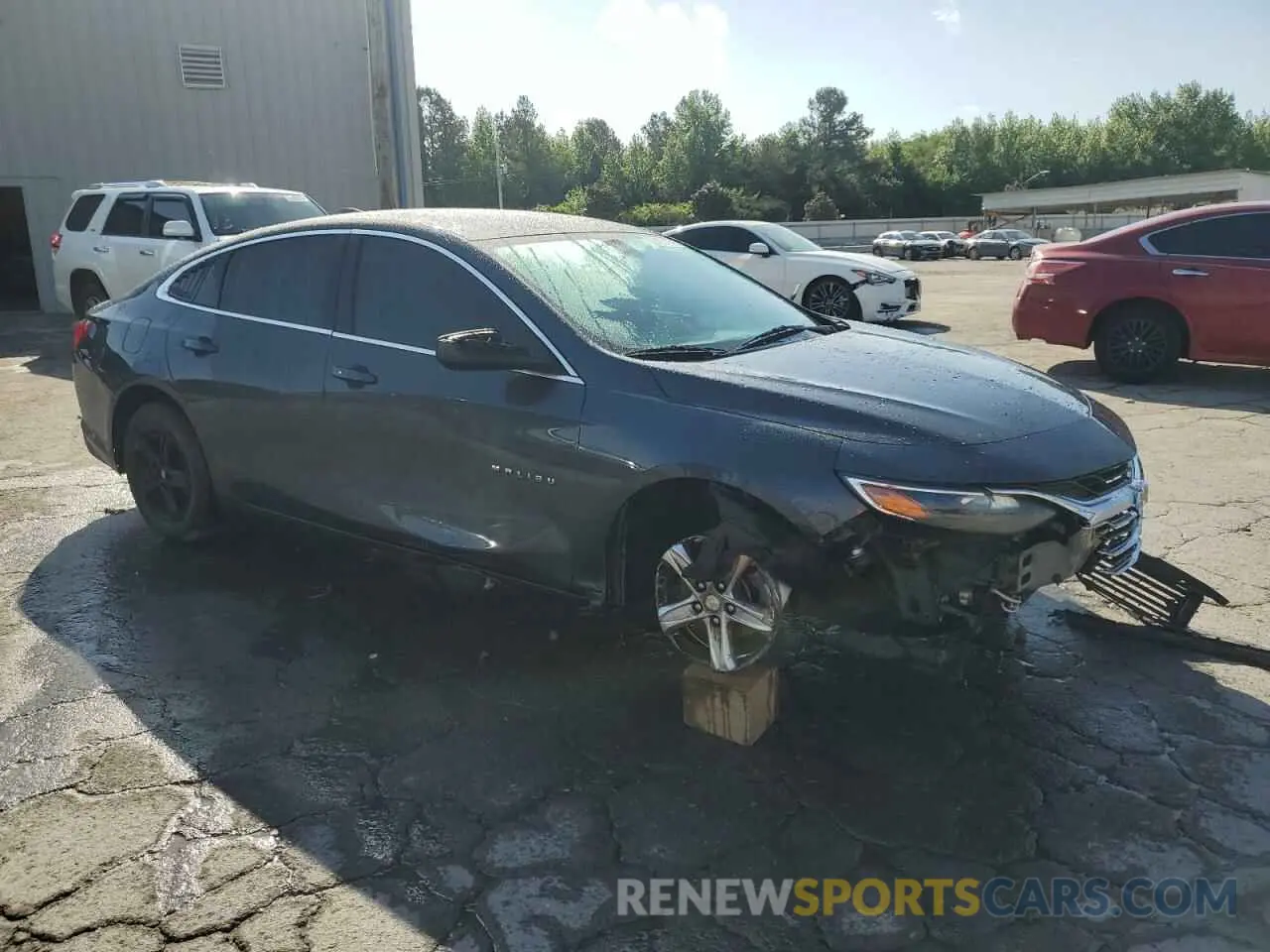 4 Photograph of a damaged car 1G1ZB5ST5MF056260 CHEVROLET MALIBU 2021