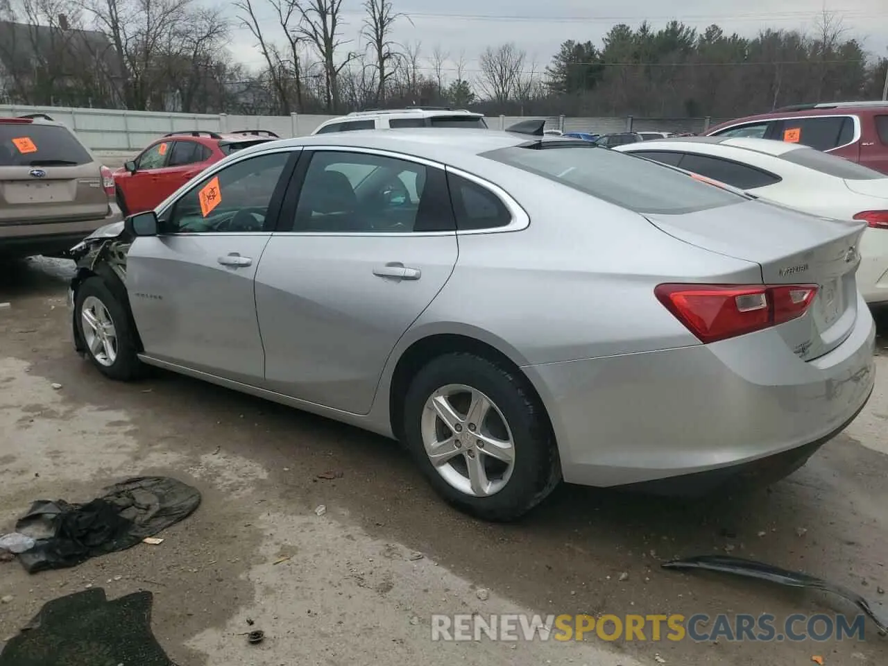 2 Photograph of a damaged car 1G1ZB5ST5MF089422 CHEVROLET MALIBU 2021