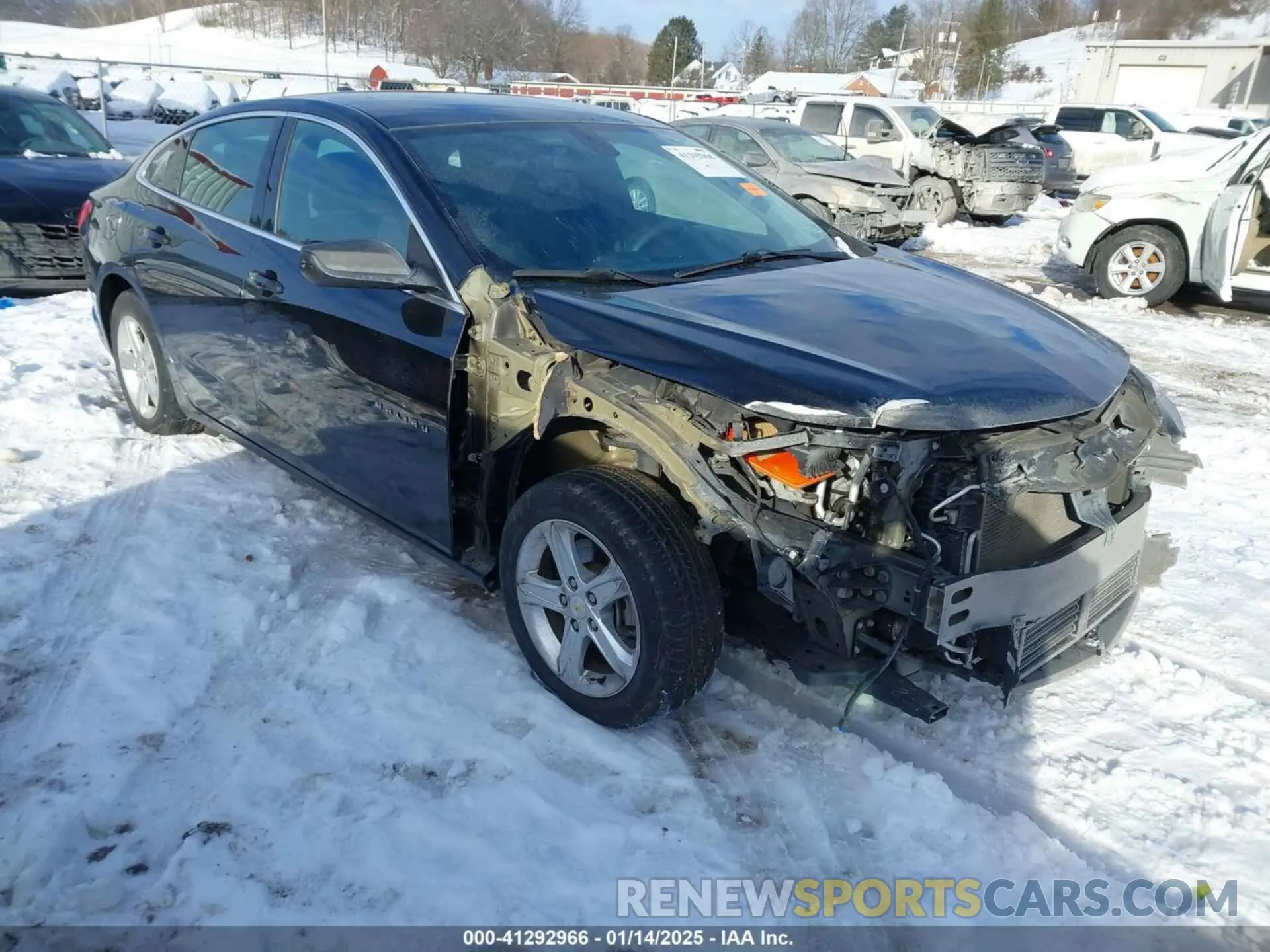 1 Photograph of a damaged car 1G1ZB5ST6MF050791 CHEVROLET MALIBU 2021