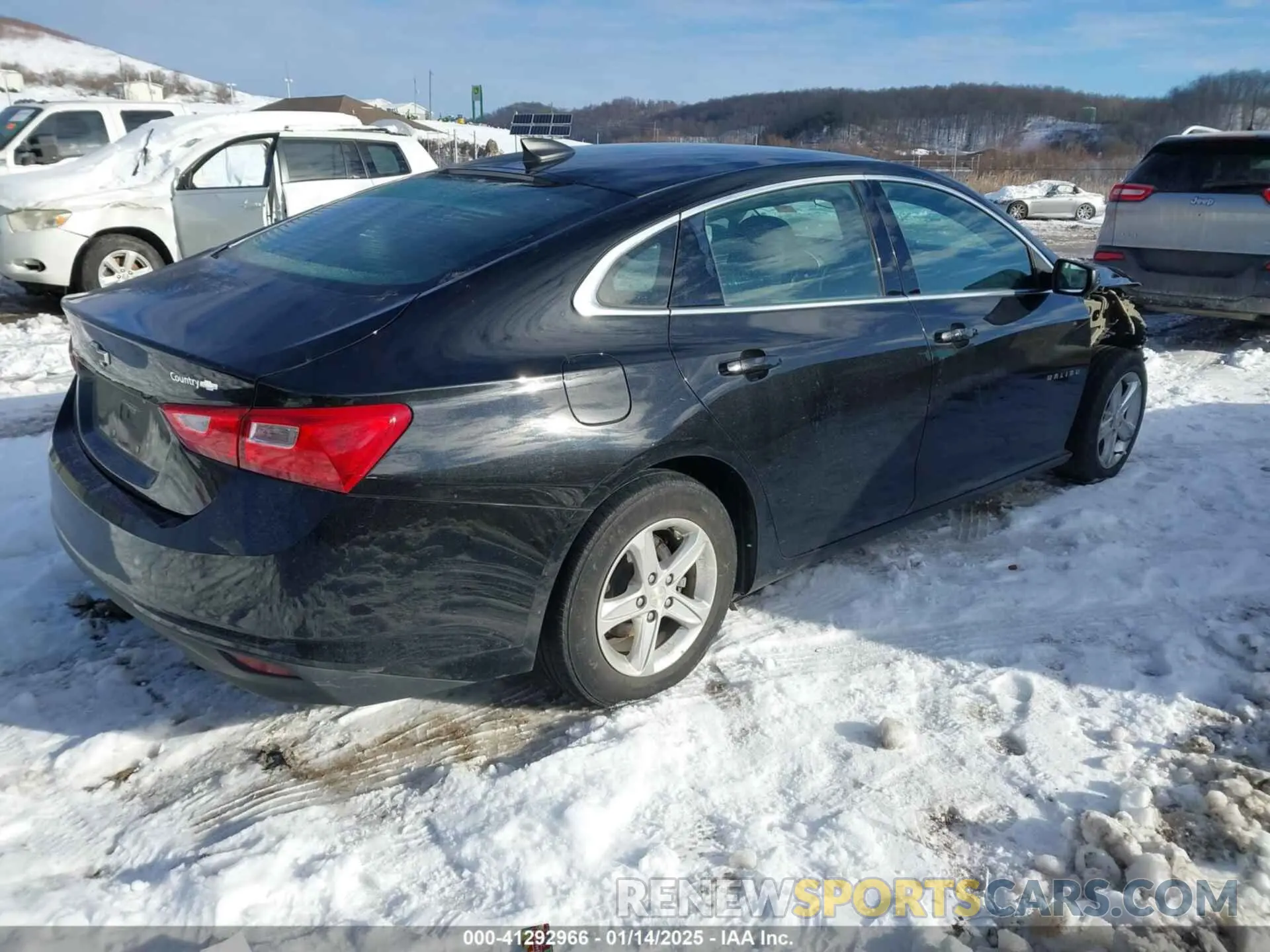 4 Photograph of a damaged car 1G1ZB5ST6MF050791 CHEVROLET MALIBU 2021