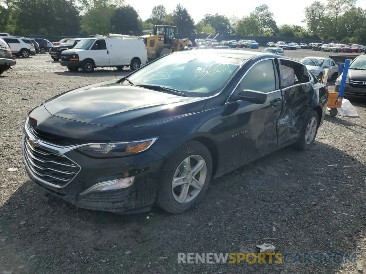 1 Photograph of a damaged car 1G1ZB5ST6MF089770 CHEVROLET MALIBU 2021