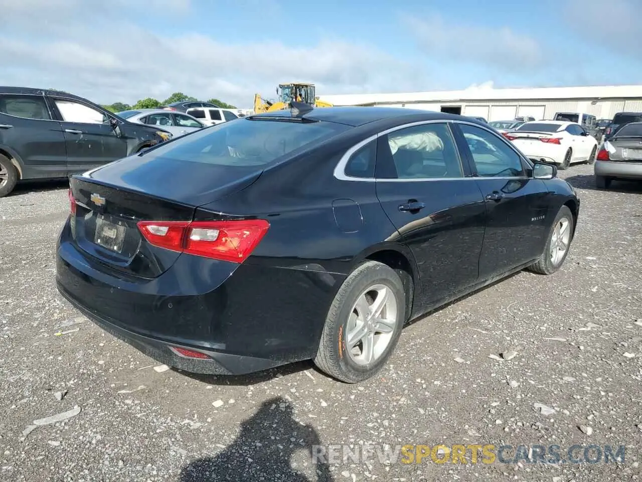 3 Photograph of a damaged car 1G1ZB5ST6MF089770 CHEVROLET MALIBU 2021