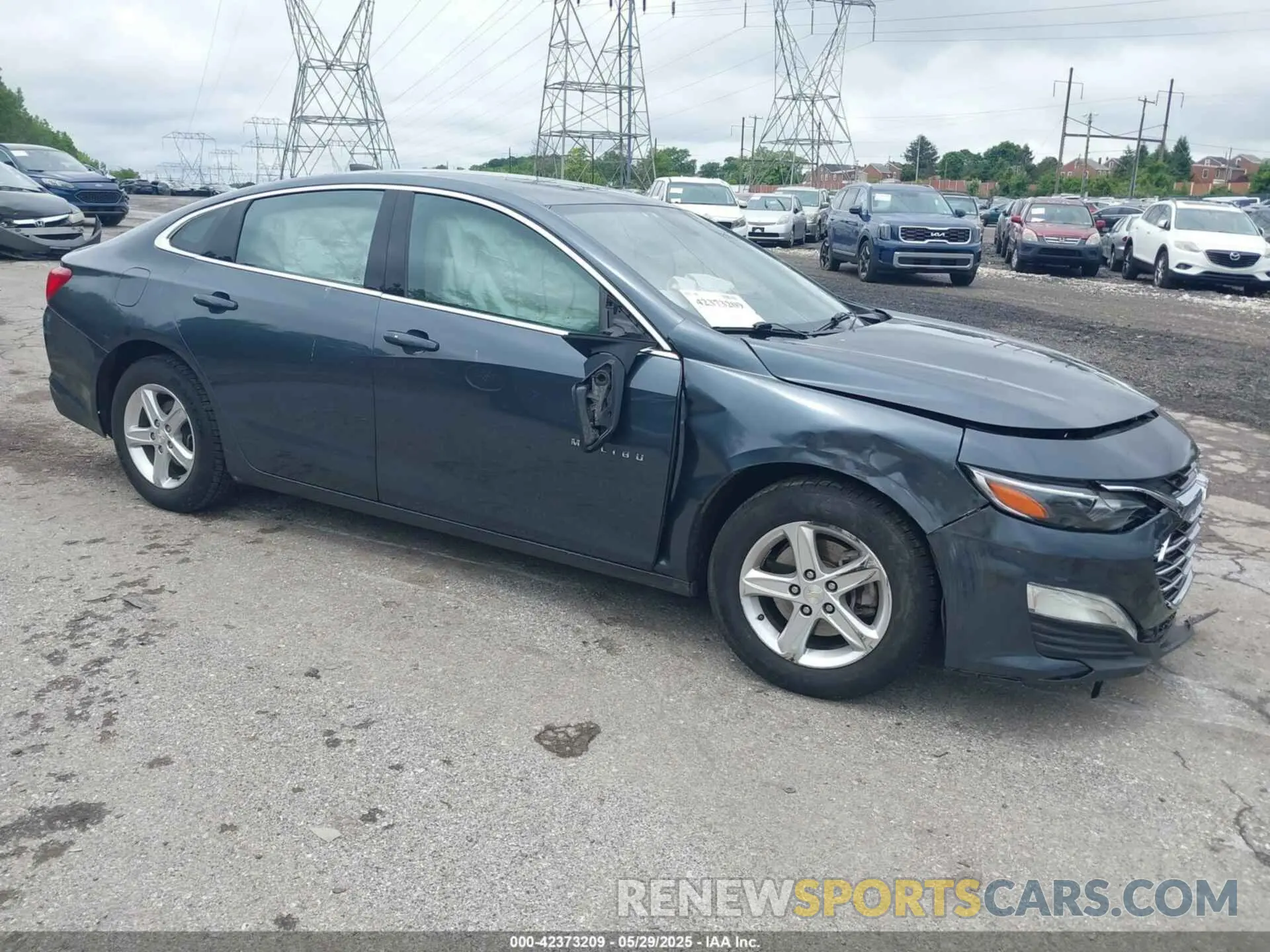 1 Photograph of a damaged car 1G1ZB5ST7MF014480 CHEVROLET MALIBU 2021